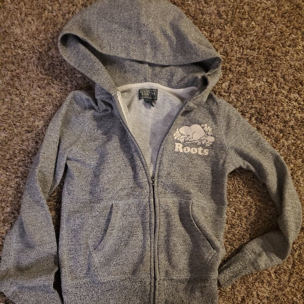 Roots Canada kids hoodie sweatshirt - M 7/8